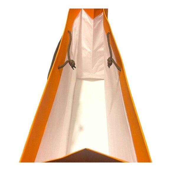 Hermes Extra Large Empty Gift Bag 23.5”x19”x7.5” Shopping Birkin 25 30 Shopping - Picture 5 of 8